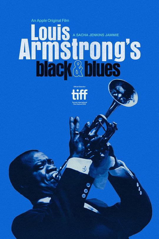 路易斯·阿姆斯特朗的黑人形象与蓝调音乐海报